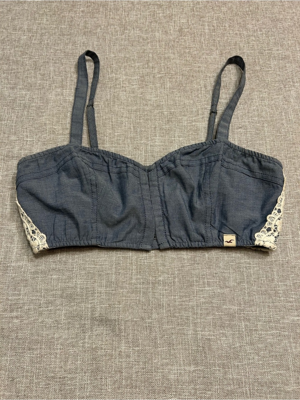 Chambray bra top